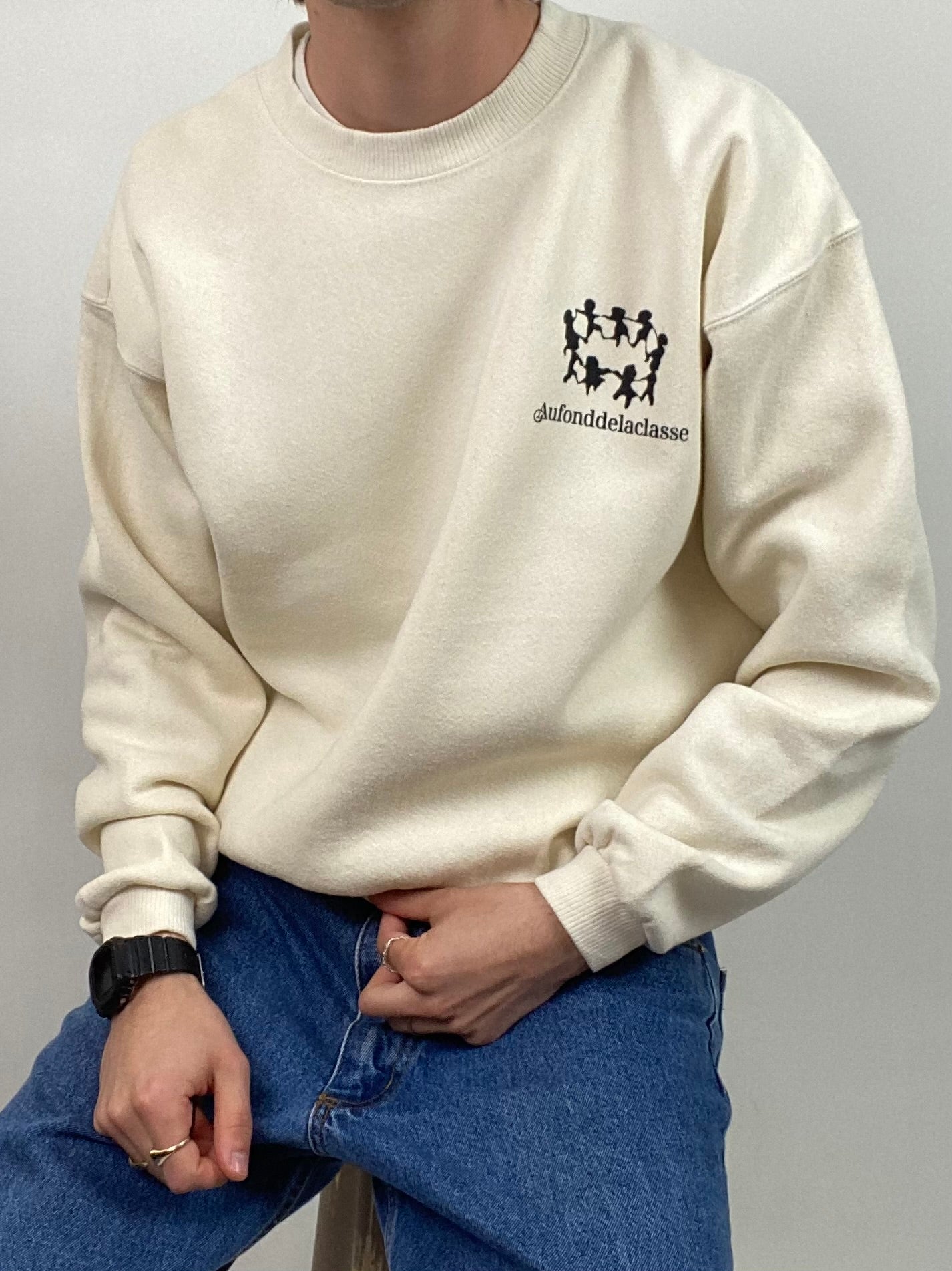 Sweat-shirt "Laviecontinue" Taille L