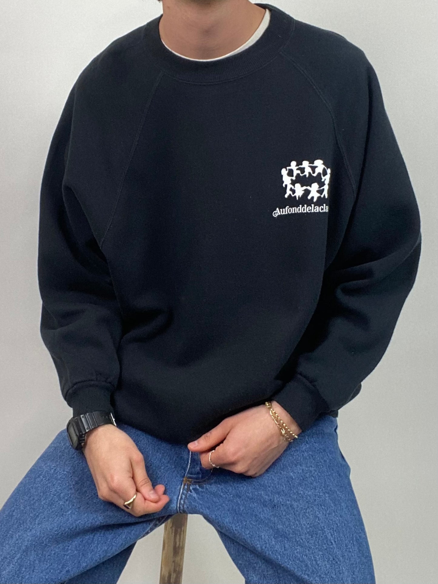 Sweat-shirt "Laviecontinue" Taille L (recommandé)