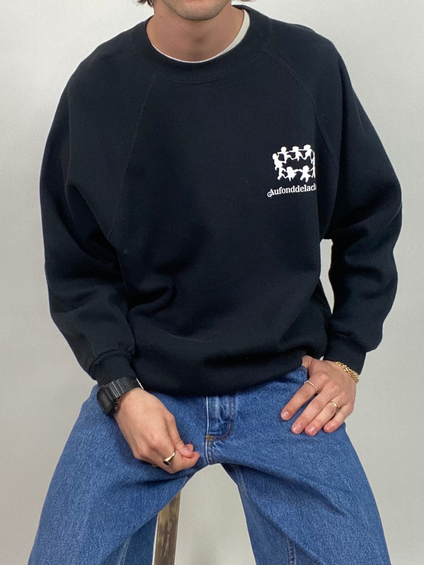 Sweat-shirt "Laviecontinue" Taille L (recommandé)