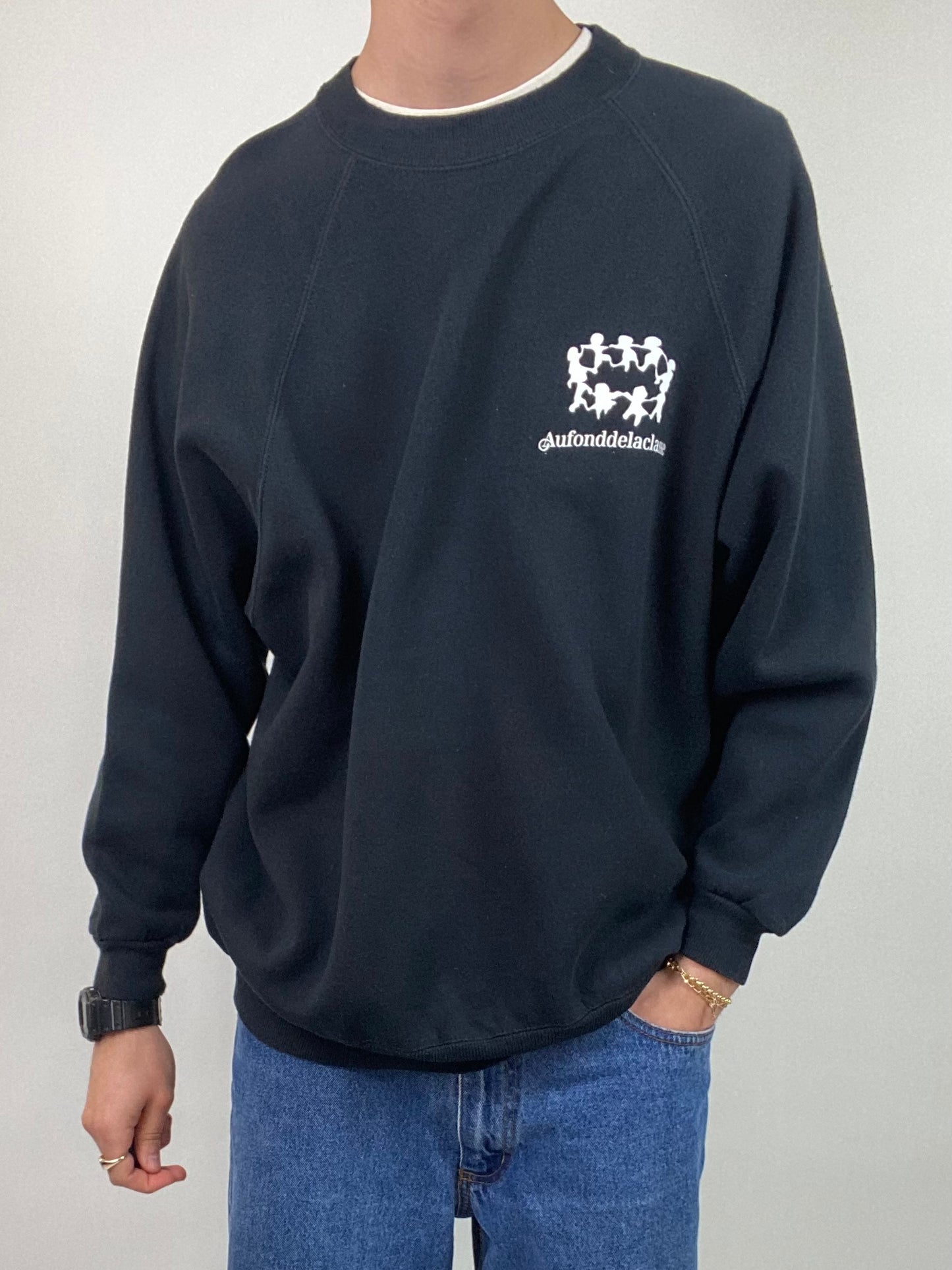 Sweat-shirt "Laviecontinue" Taille L (recommandé)